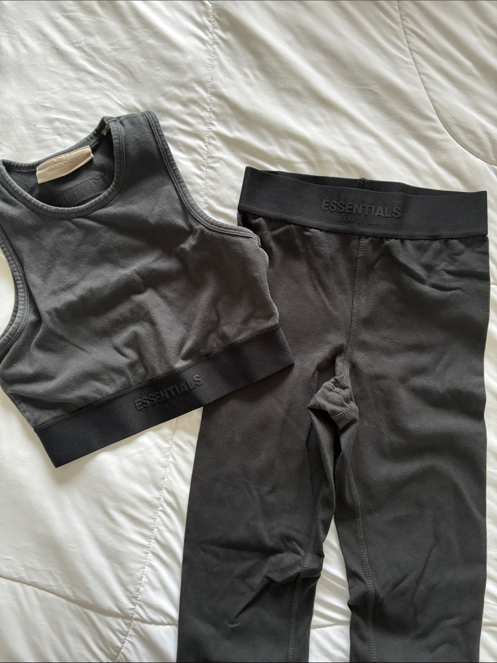 Essentials Crop Top & Leggings Set
